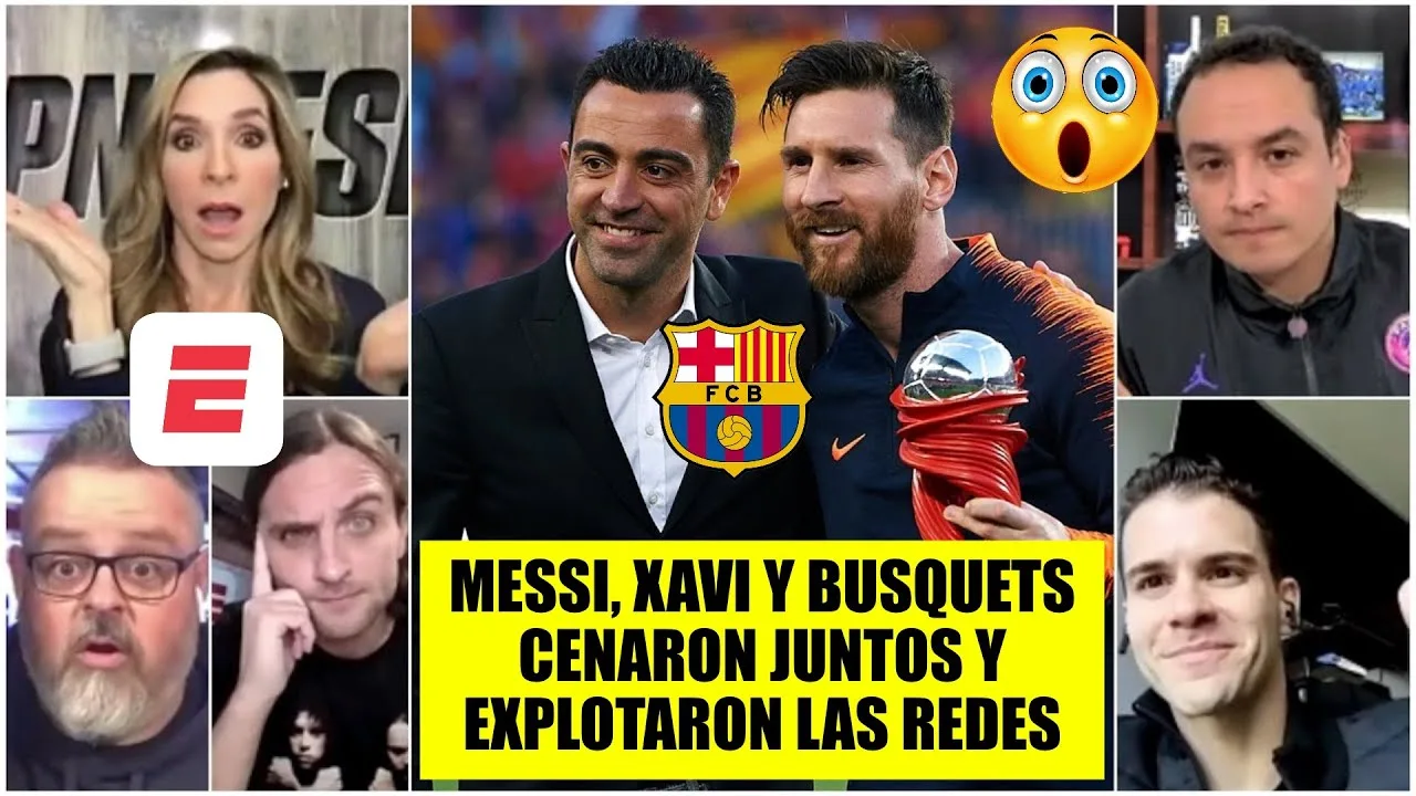 LIONEL MESSI EN BARCELONA. La reunión de Leo con Xavi y