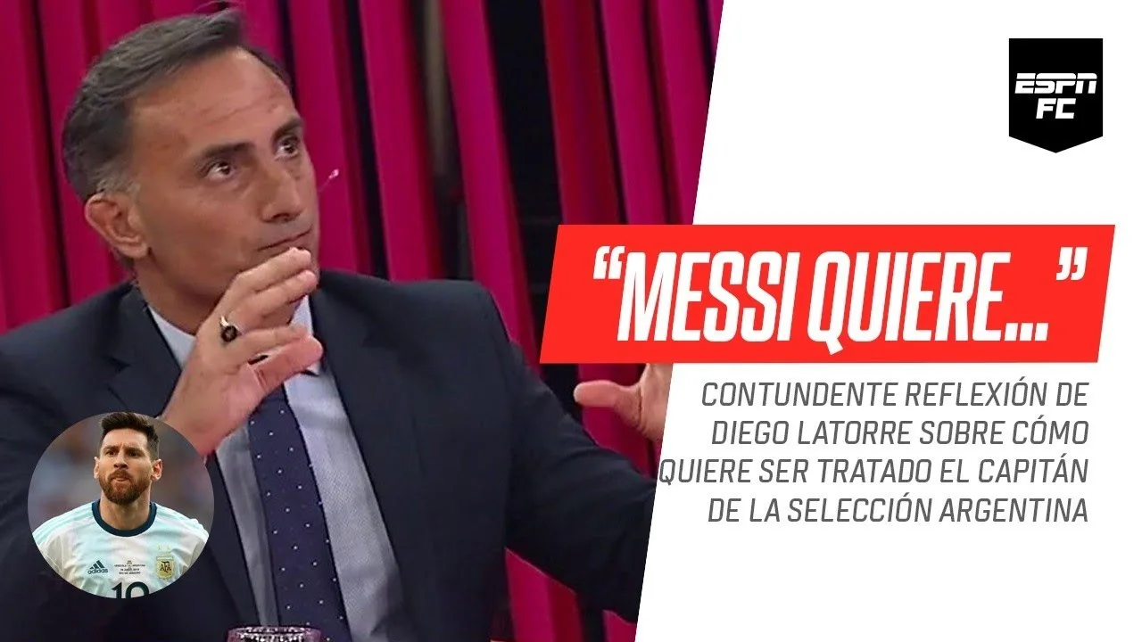 La reflexión de Diego #Latorre sobre el trato que espera Leo