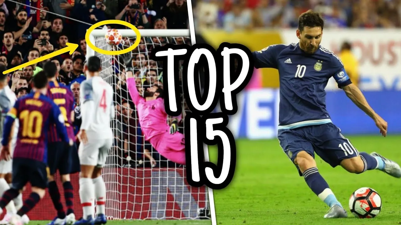 Lionel Messi ► Los MEJORES GOLES de Tiro Libre con RELATOS –