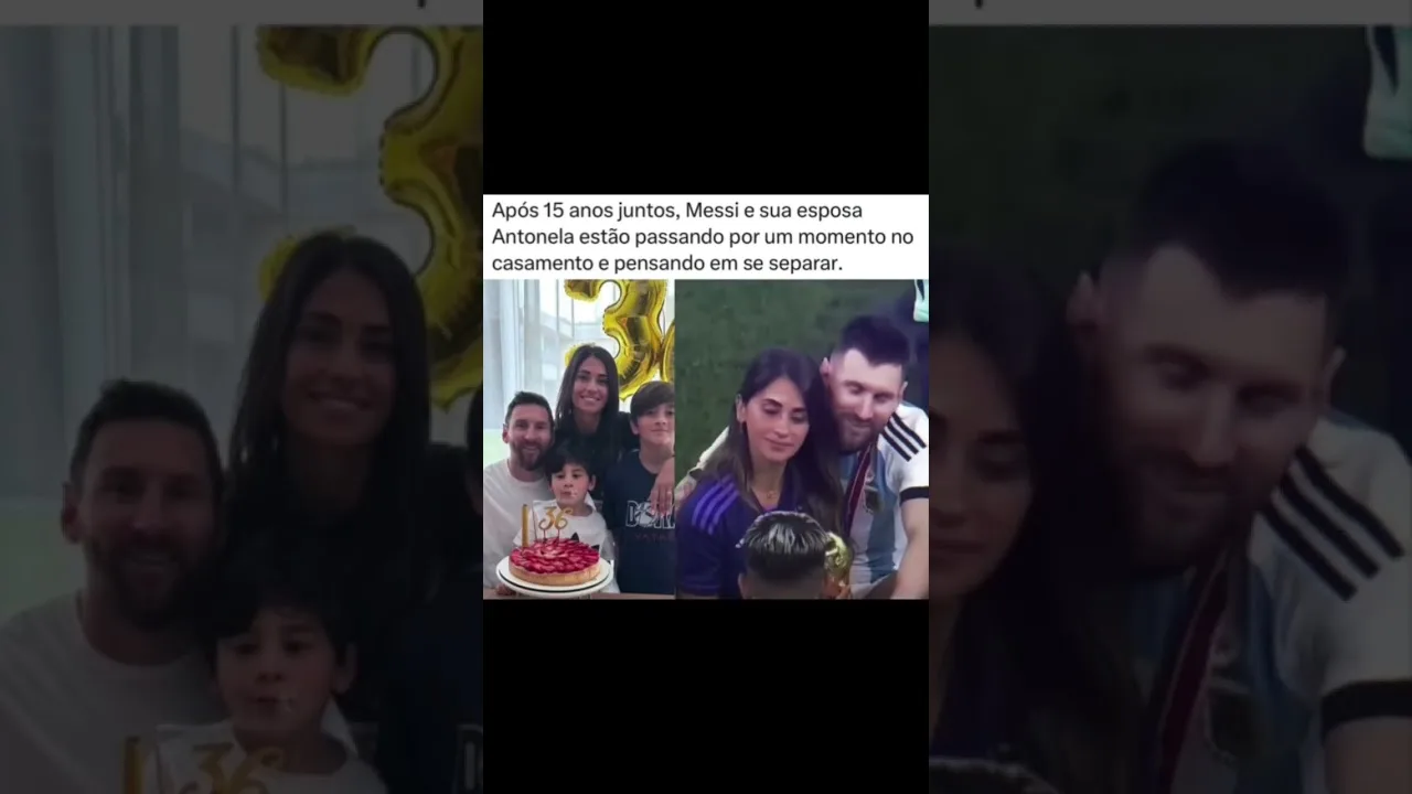 imprensa americana anuncia que Leo Messi e sua esposa
