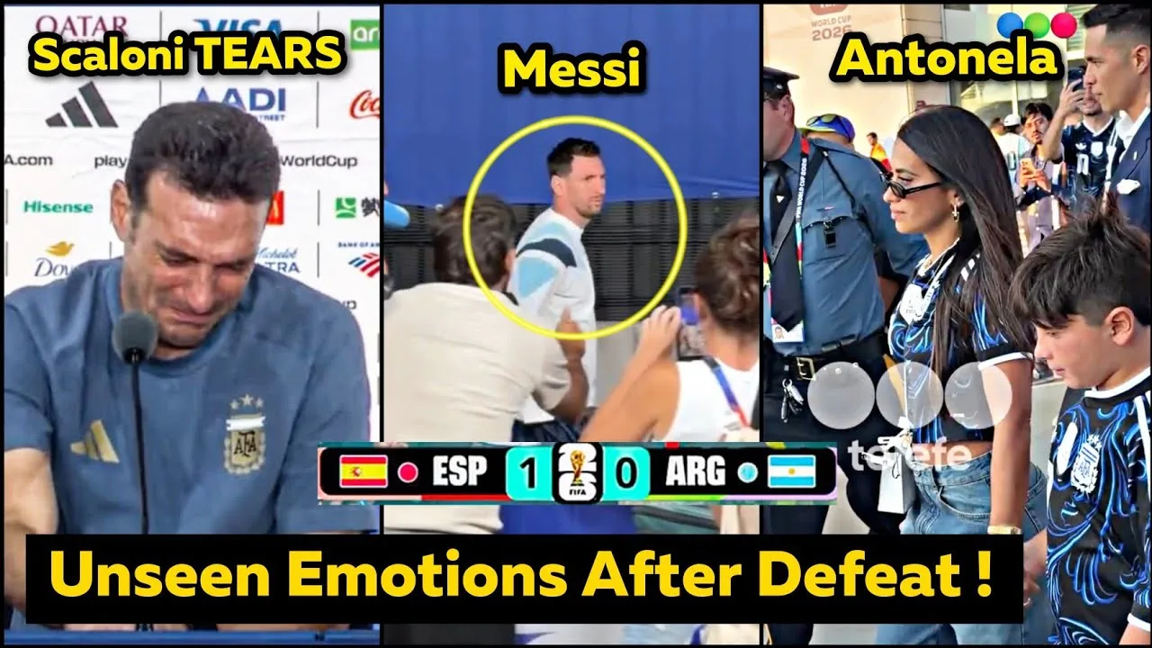 Scaloni CRIES as Messi Leaves the Stadium After World Cup Final