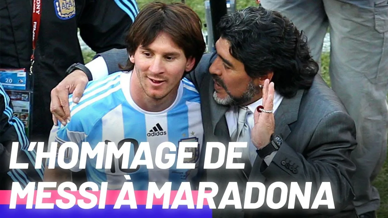 Le superbe hommage de Lionel Messi à Diego Maradona | Oh My