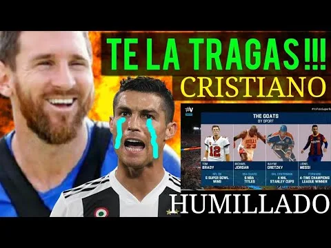 ACOSO A MESSI VERGONZOSO| LEO HACE LLORAR A CRISTIANO |