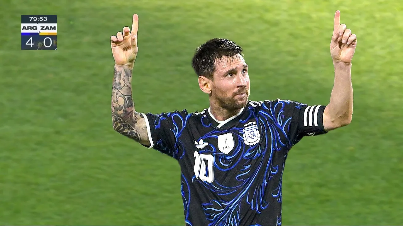 Messi contre Zambie | But insensé et assistance brillante 🐐🔥 | 31/03/2026
