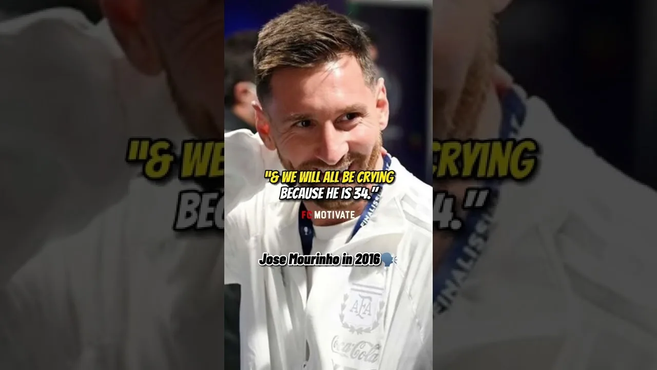 Jose Mourinho talks about Leo Messi  #messi #football
