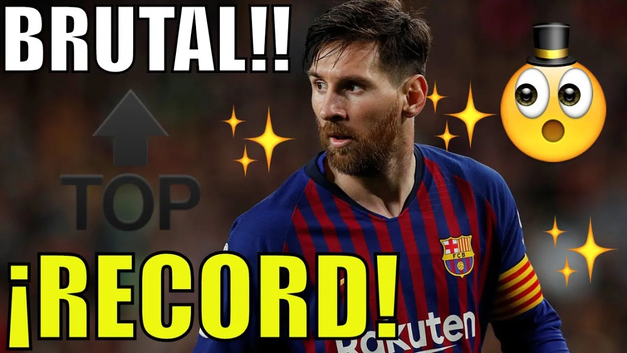 ¡LEO MESSI BATE CON RECORD INIMAGINABLE  EN UNA