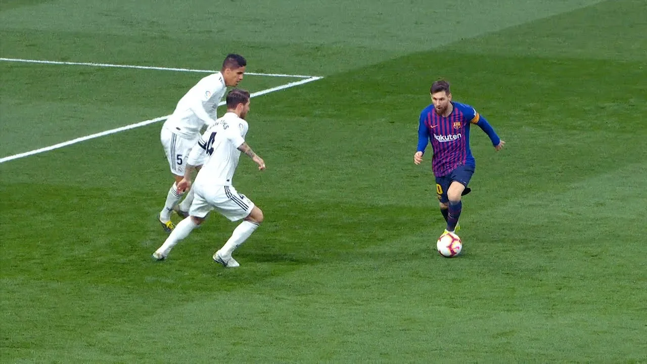 Lionel Messi vs Real Madrid 2018/19 (Away) 1080i (English