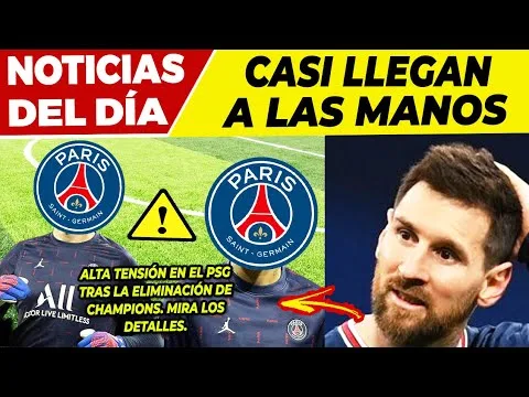 REACCIÓN de LEO MESSI tras la ELIMINACIÓNAL-KHELAIFI LA