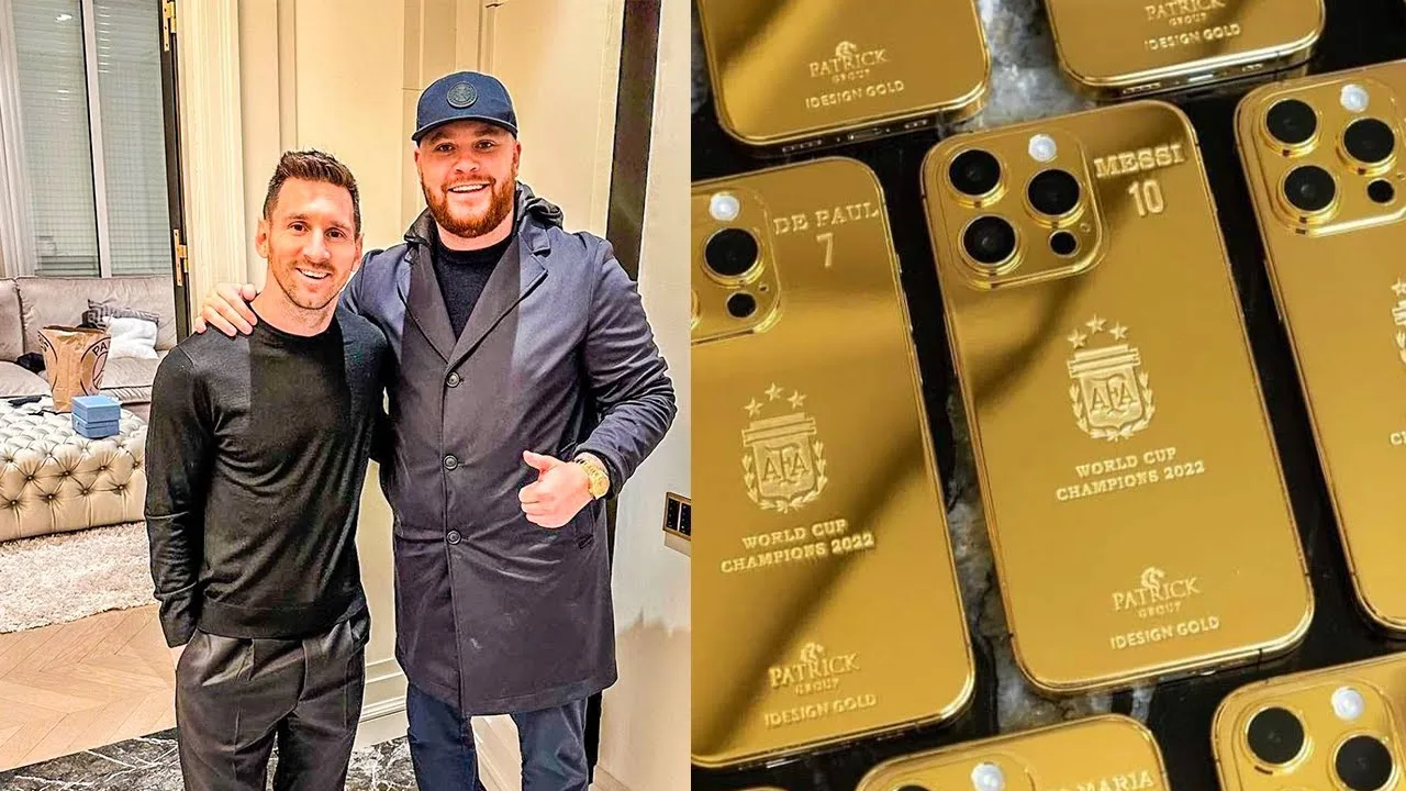 Lionel Messi Gifted 24K GOLD iPhone 14s To His Teammates