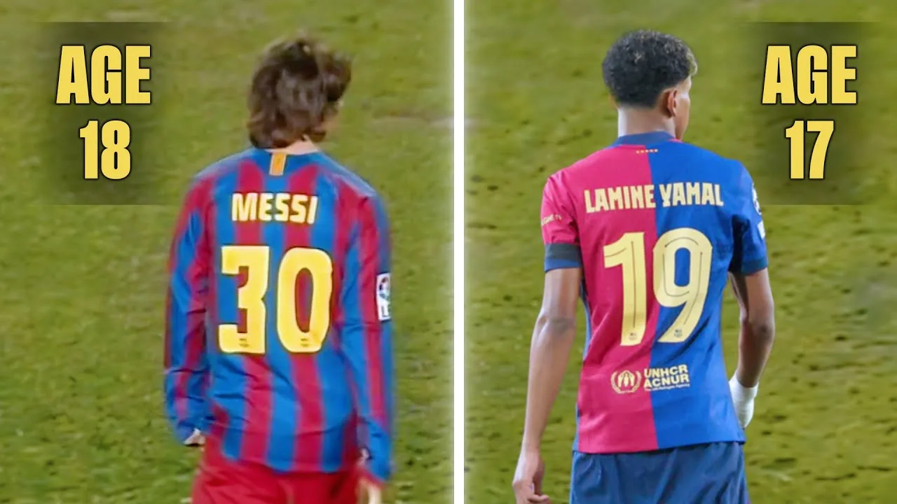 Le jeune Messi était super, mais Lamine Yamal est un monstre à 17 ans!