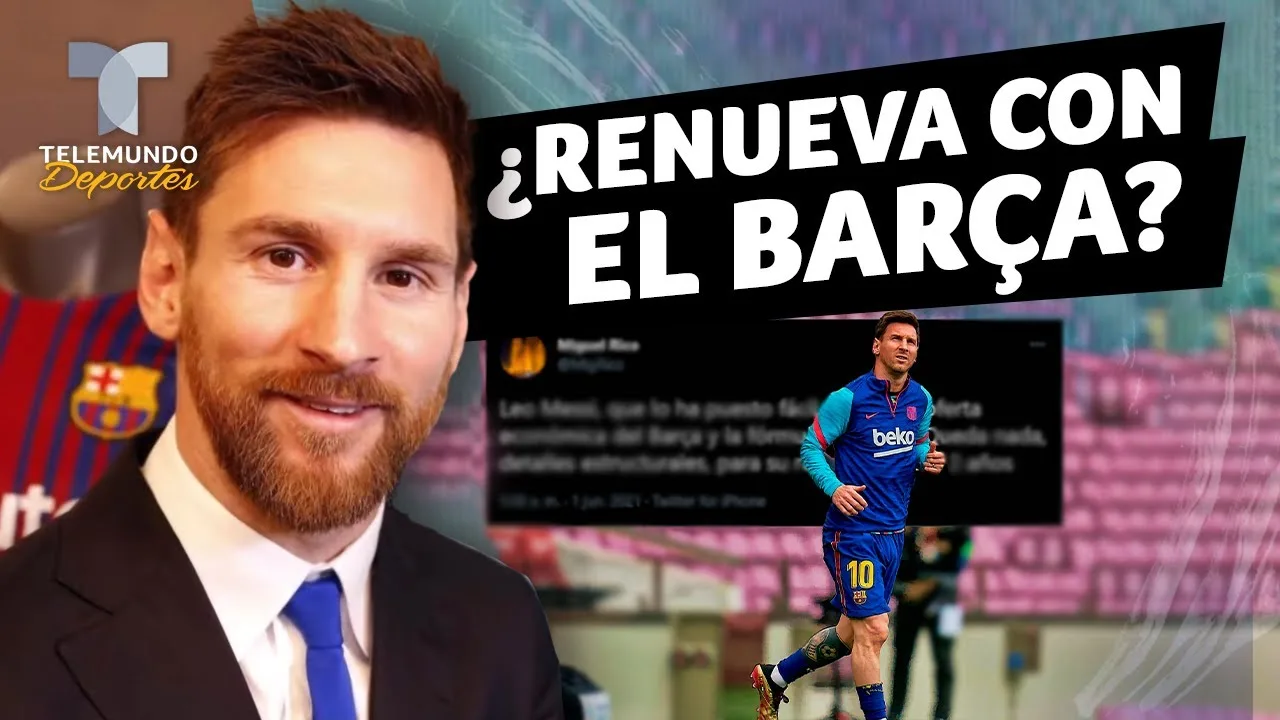 Lionel Messi, a punto de renovar 2 años con el Barcelona |