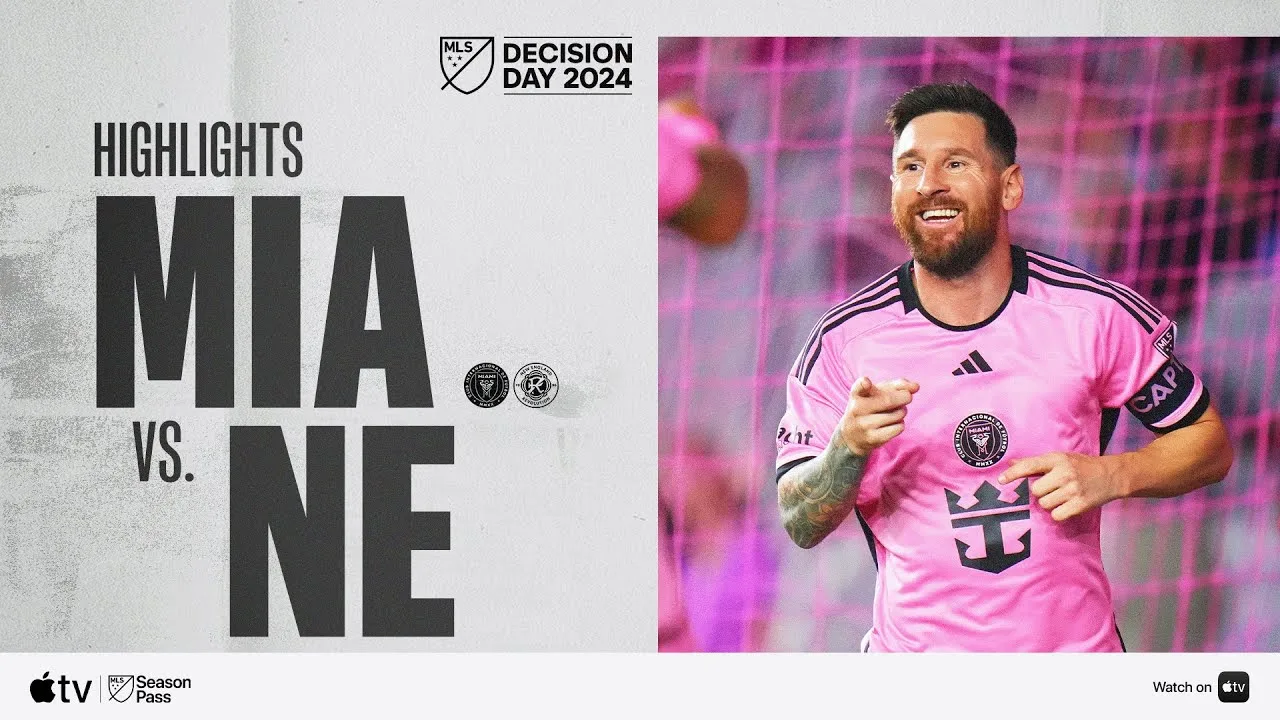 Inter Miami CF contre New England Revolution | Messi entre dans l’Histoire ! | Faits saillants du match complet