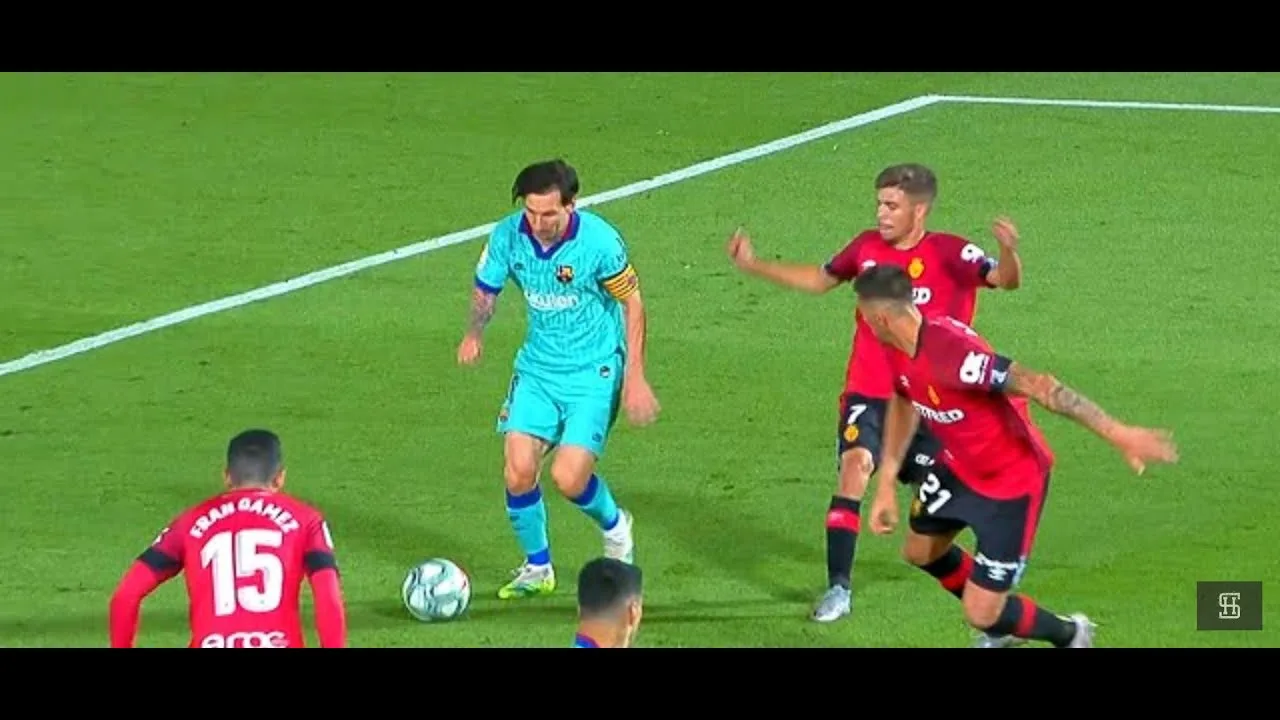 Lionel messi back in action vs mallorca || 1080i 2020