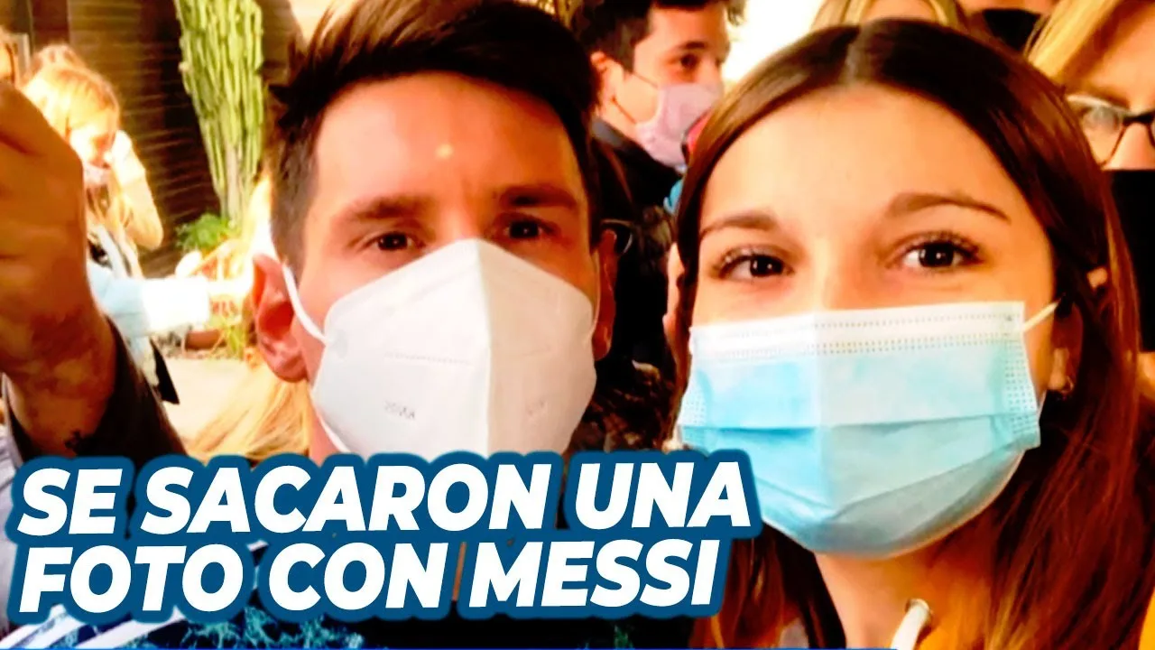 LIONEL MESSI LLEGÓ A SU CASA, SALUDÓ A SU FAMILIA Y SE SACÓ