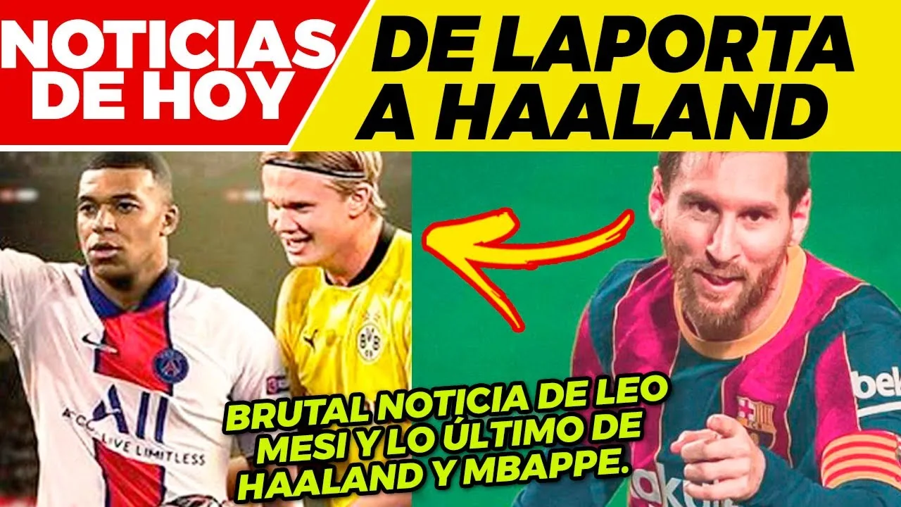 MARAVILLOSA NOTICIA de LEO MESSI BRUTAL PROMESA de LAPORTA