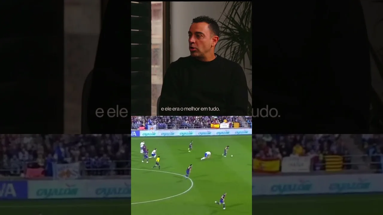Xavi falando sobre Messi #Futebol #messi #leomessi #futbol
