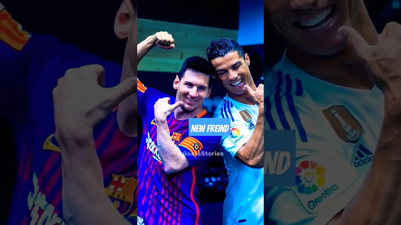 New freind #football #trending #famousquotes #leomessi #cristianoronaldo