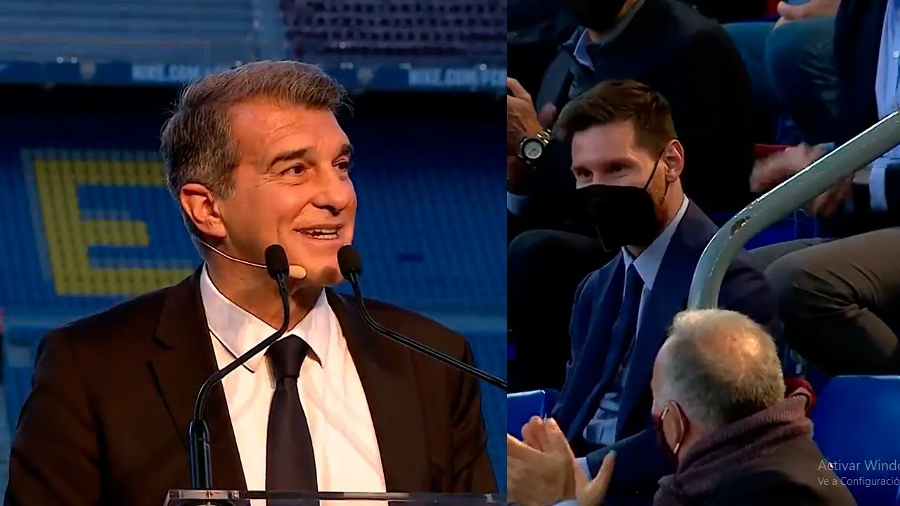 Joan Laporta: "Intentaré convencer a Leo Messi para que