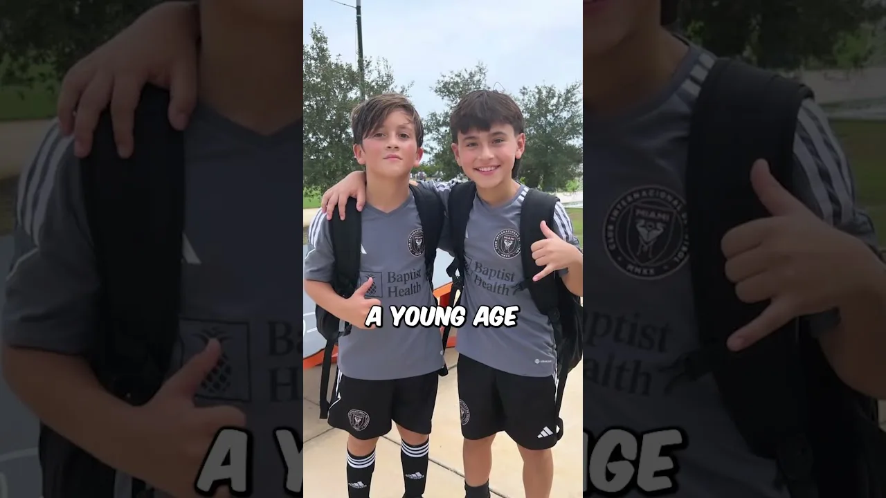 Le fils de Messi a révélé dans quel club il veut jouer #football