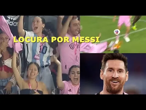 Locura por Leo Messi en Miami Inter Miami 2 vs Columbus Crew