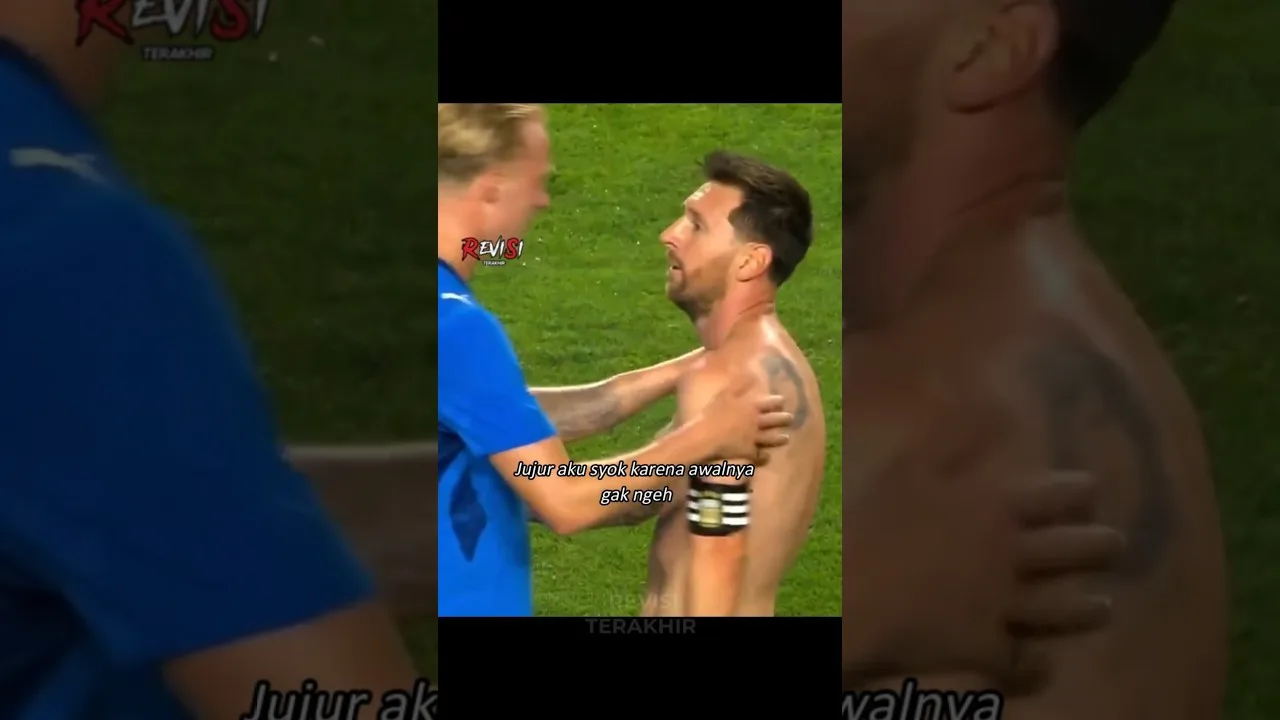 Quand Messi a eu la surprise de rencontrer son fils Gudjohnsen 😅