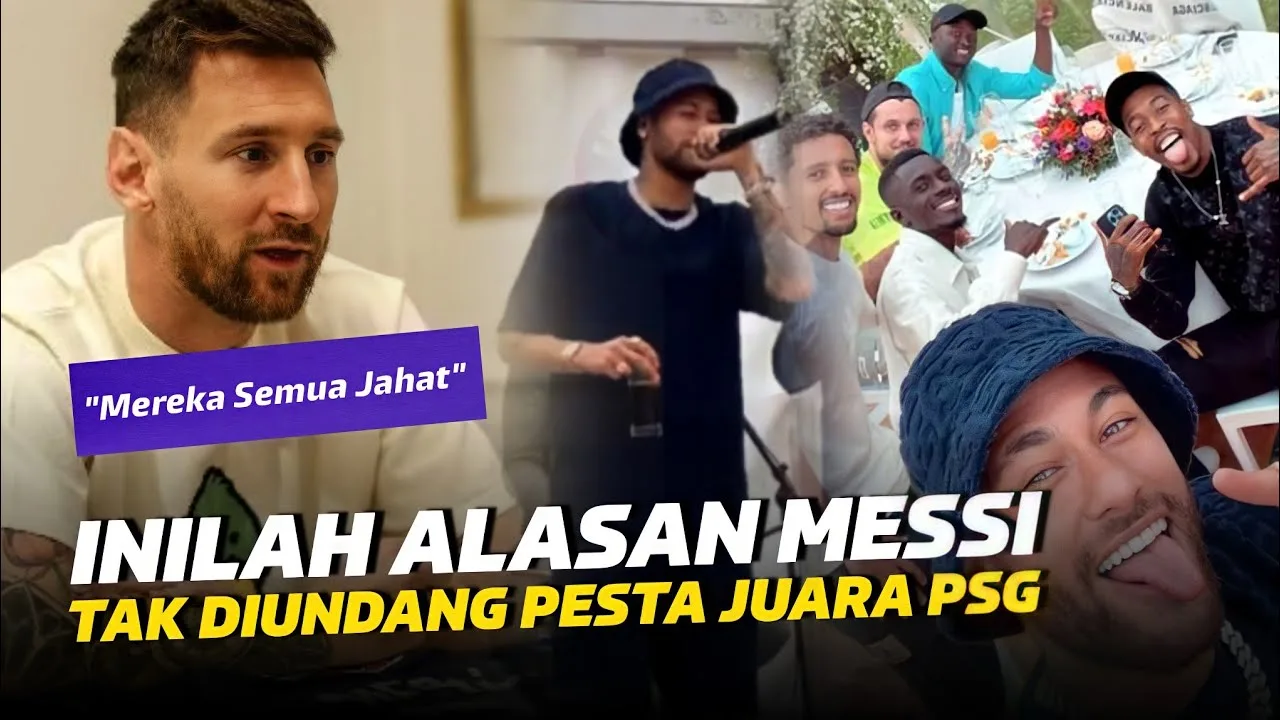 DIJAUHI TEMEN SENDIRILihatlah Saat Pemain PSG Tak Undang