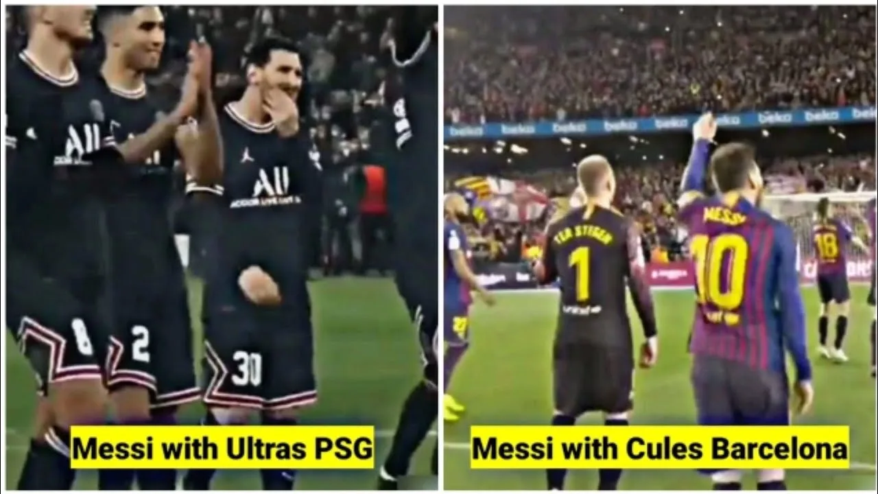 The difference between Lionel Messi’s celebration with Cules
