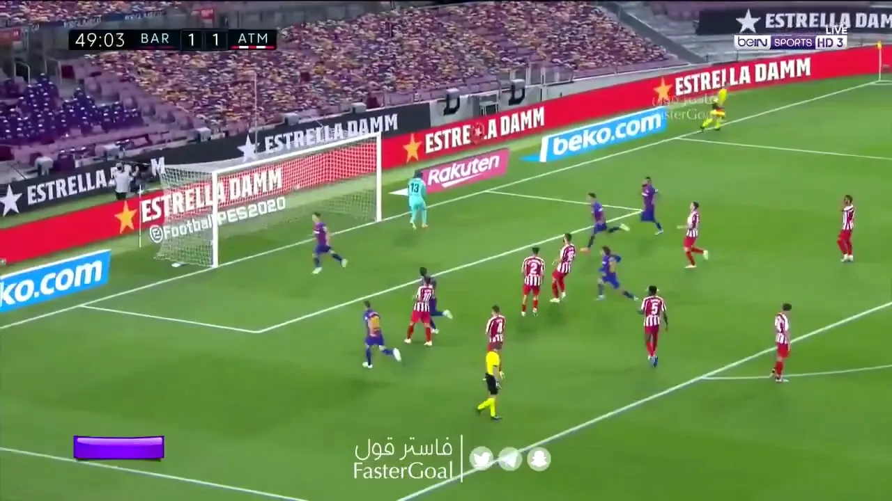 Lionel Messi 700th Career Goal vs Atletico!