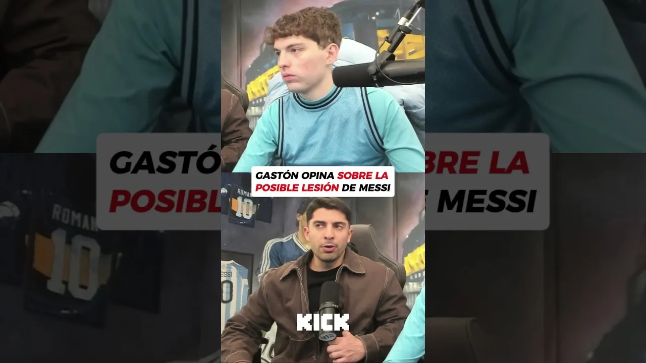 Gastón opina sobre la lesión de Messi #davooxeneize #davo #messi #leomessi #mundial2026