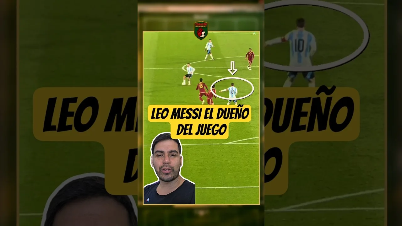 Leo Messi et sa lecture du jeu avant le reste; Golazo à Venezuela #futbol #Mensi #scaloneta