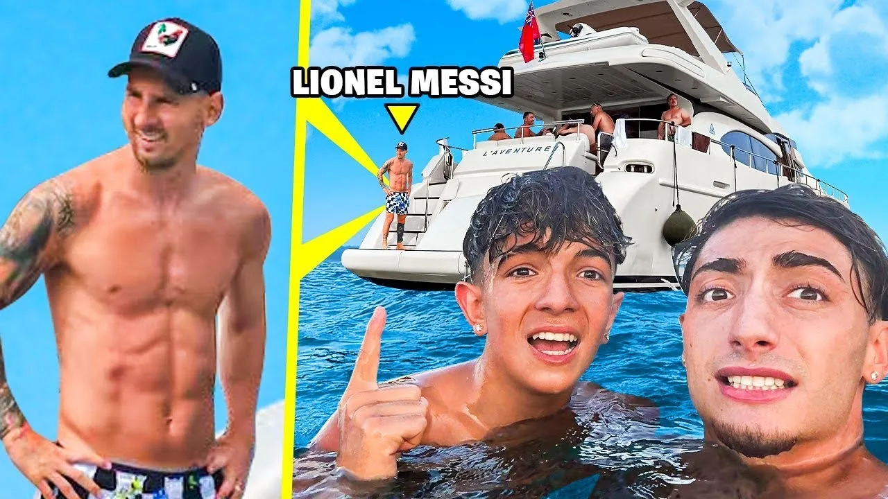 Nous entrons dans le yacht Leo Messi à Ibiza pour le chercher!