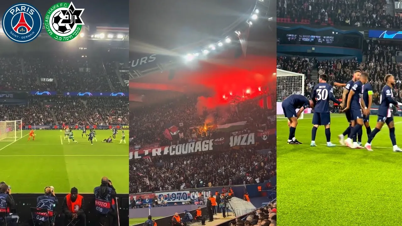 PSG Fans Go Completely Crazy As Messi Scores Two Goals