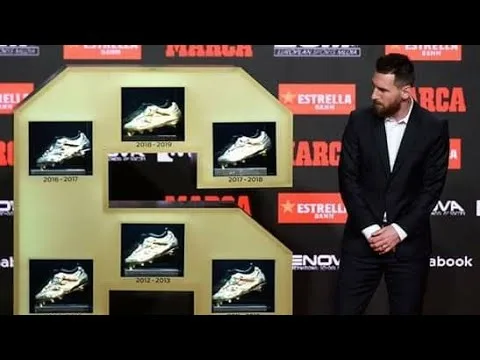 Leo Messi Recieves 6th European Golden Boot!