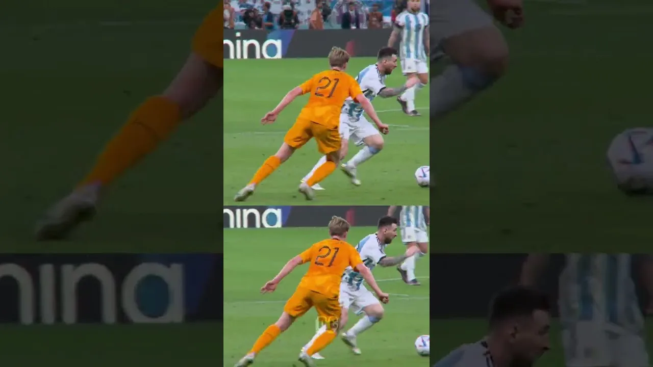Leo Messi has NO MERCY for DE JONG!!!!