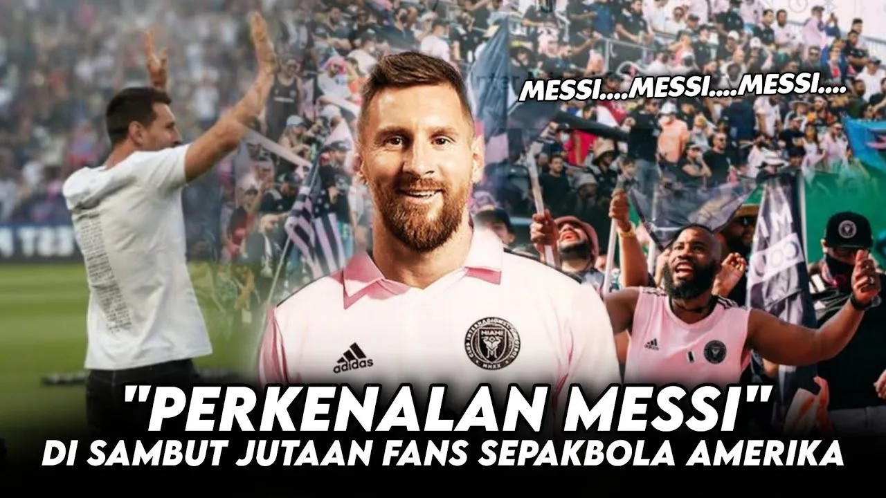 « LAUTAN MANUSIA MENYAMBUT MESSI » Lihatlah Sambutan Terbesar