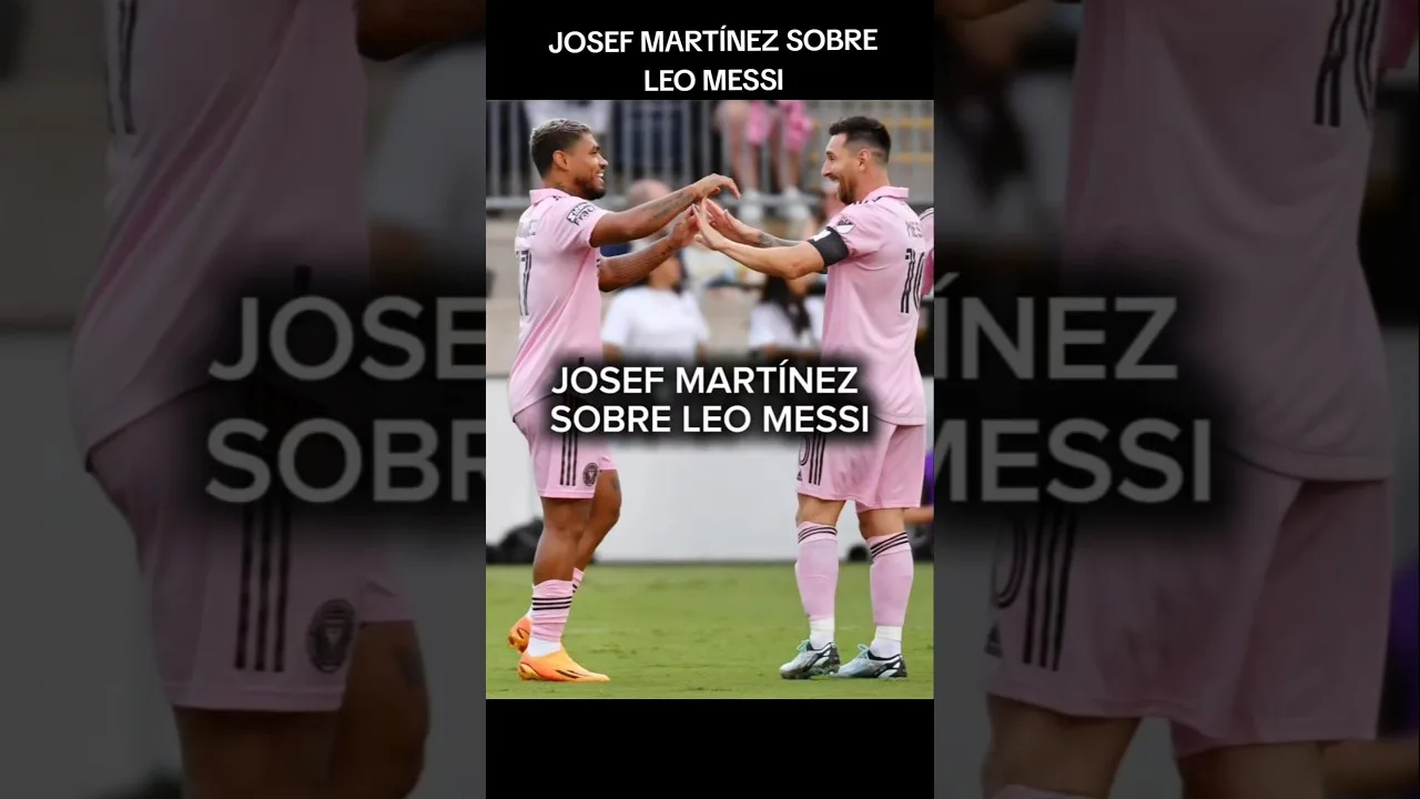 Josef Martínez à propos de l’arrivée de Leo Messi à Inter de Miami #Soccer #Interdemiami #Messi #Martinez