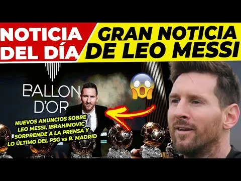 ¡VAMOS!  BUENAS NOTICIAS de LEO MESSI  BRUTAL NOTICIA del