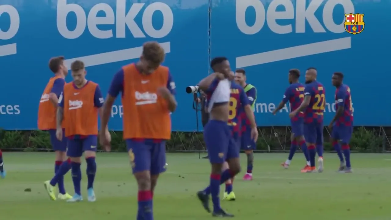 Leo Messi is back in training with the squad3