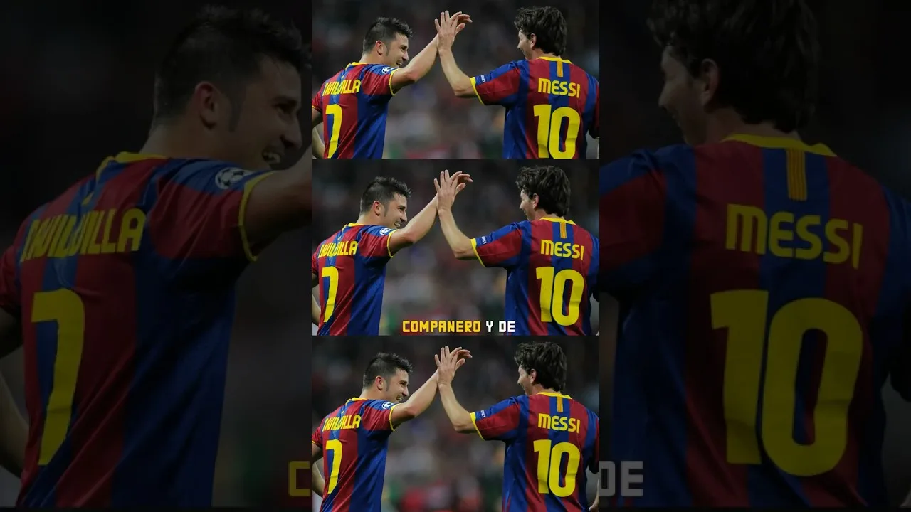 David Villa sobre Leo Messi 💎 #davidvilla #leomessi #barça