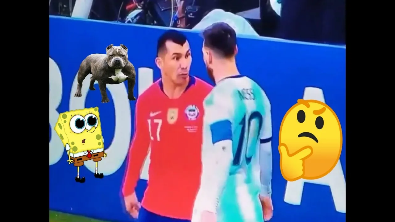 Lionel Messi vs Gary Medel / Argentina vs Chile / BRASIL