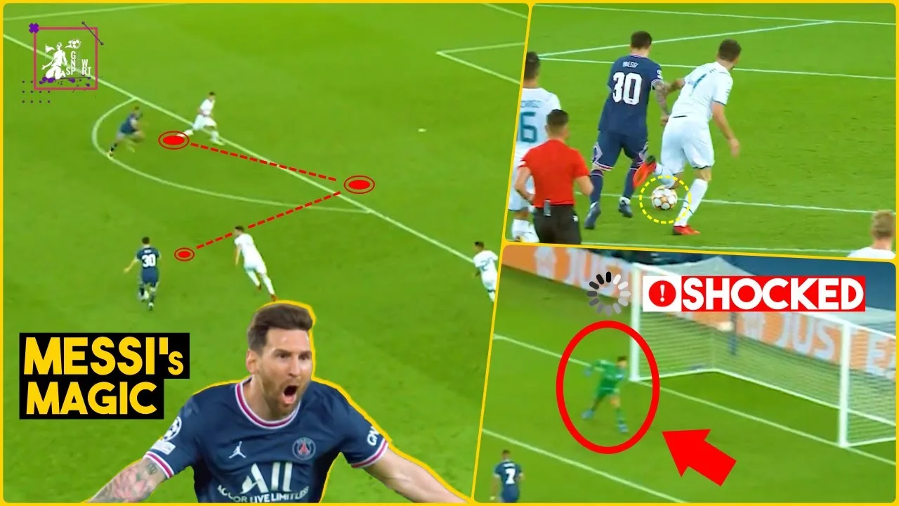 Leo Messi Left Man City's goalkeeper in SHOCK with a