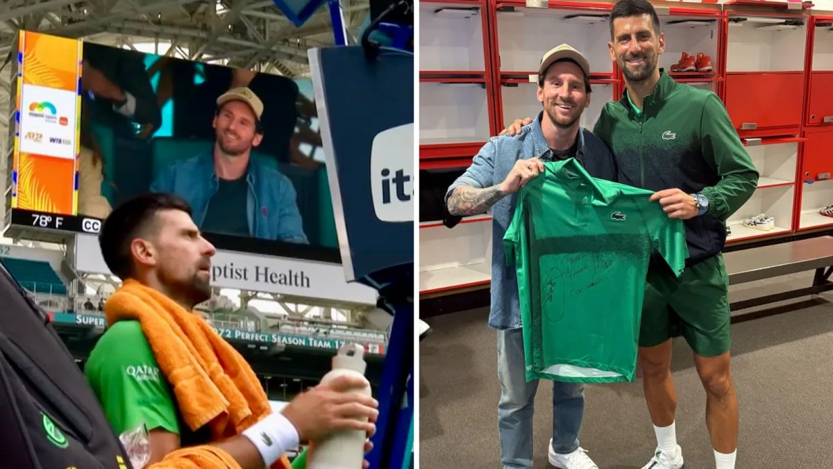 Djokovic sur Messi le regardant jouer: «m’apporte une grande joie et excitation mais aussi un peu de pression» | Nouvelles sportives
