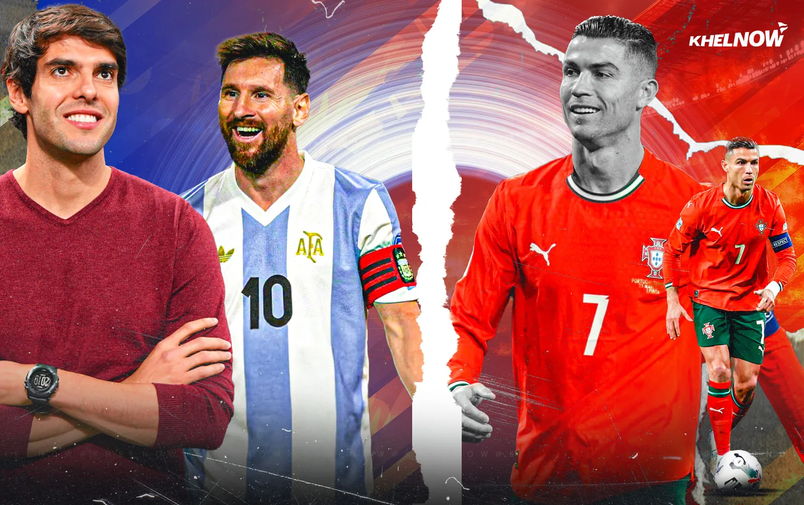 Kaka fait une revendication audacieuse sur le débat sur la chèvre entre Lionel Messi et Cristiano Ronaldo