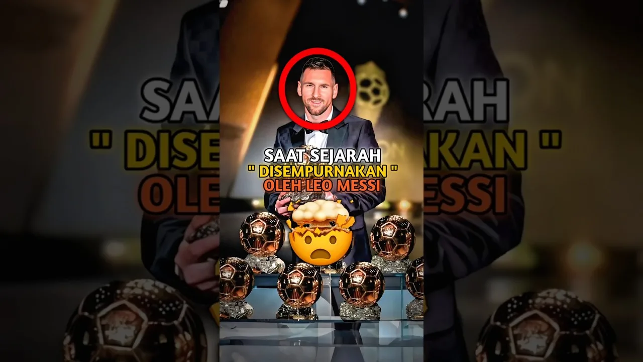 Saat sejarah disempurnakan oleh leo messi! 🤯