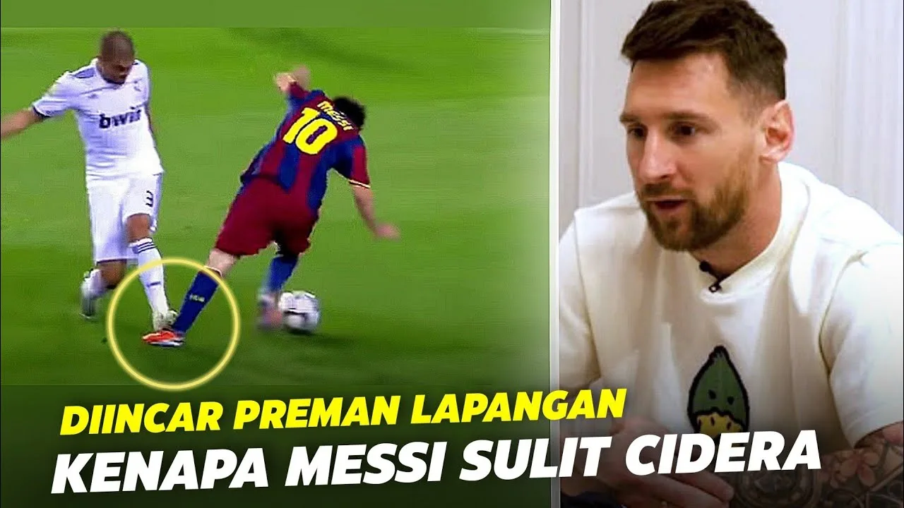 KAKI ALIEN !! Mengapa Leo Messi tak Mudah Mengalami Cedera