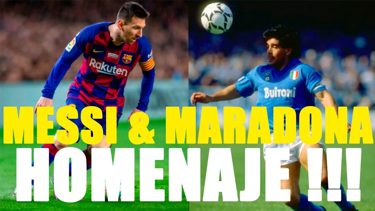 LEO MESSI vs MARADONA: la PRESIÓN de jugar en casa de DIEGO,
