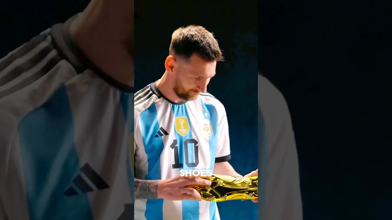 Lionel Messi’s New Shoes!  #shorts #messi #ballondor