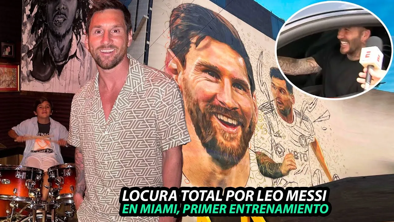 LOCURA TOTAL por LEO MESSI en MIAMI, PRIMER ENTRENAMIENTO de
