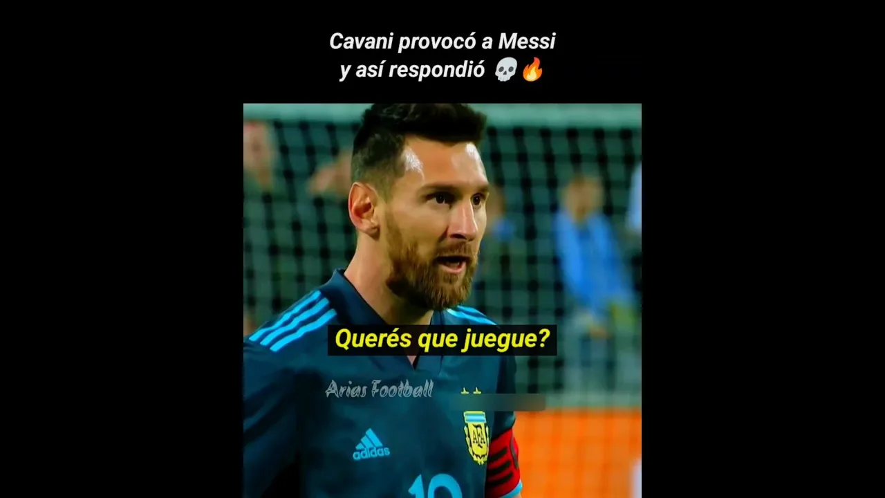 Cavani Hizo Enojar a Messi 💀🔥