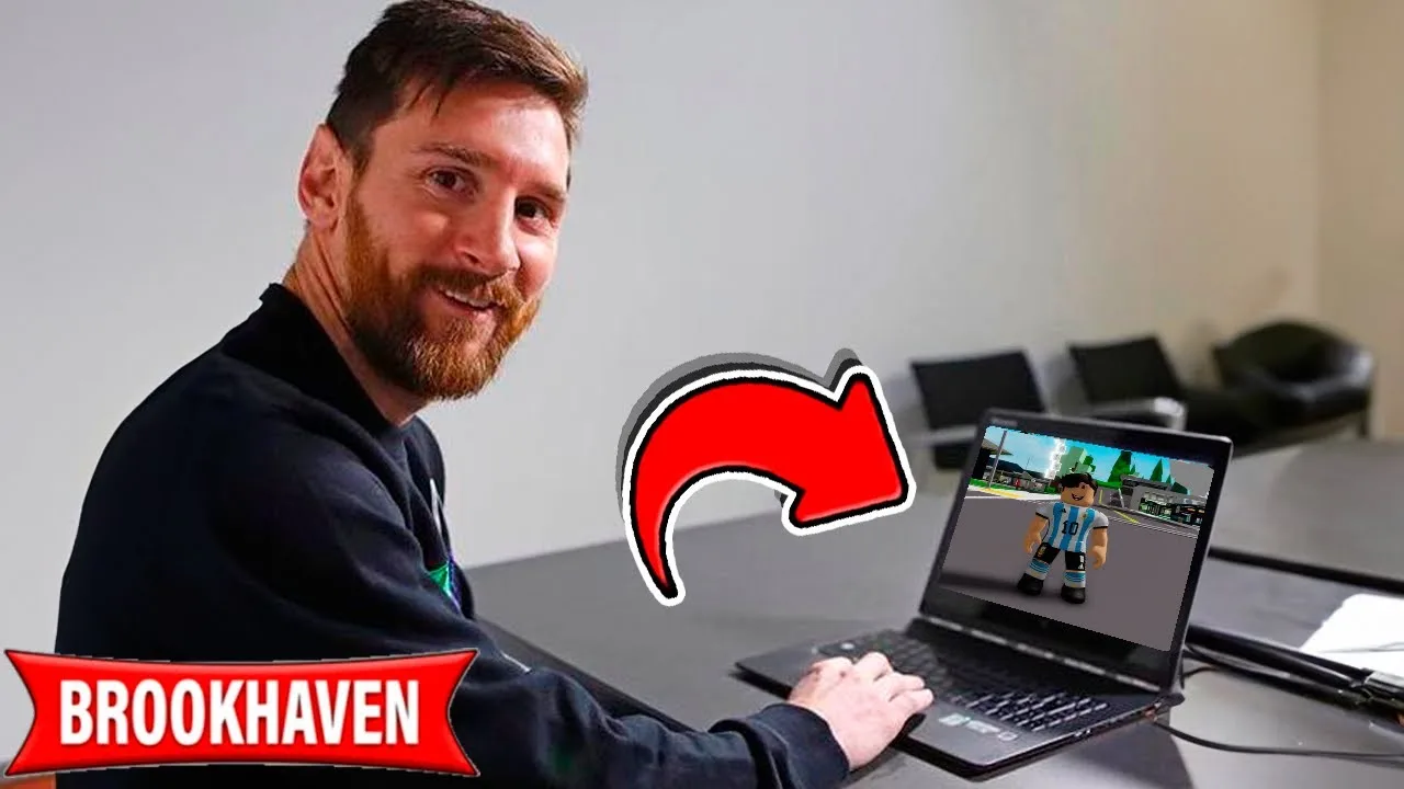 LEO MESSI JOUE À BROOKHAVEN POUR LA PREMIÈRE FOIS ! – Roblox YoSoyLoki